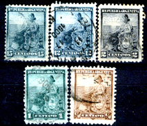 Argentina-00054 - Valori Emessi Nel 1899 (o) - Privi Di Difetti Occulti. - Used Stamps