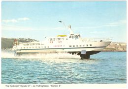 The Hydrofoil Condor 3 / Hydroglisseur - Jersey Guernsey Sark Alderney & St Malo - Aerodeslizadores