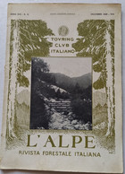 L'ALPE -T.C.I. -RIVISTA FORESTALE ITALIANA  DEL DICEMBRE 1929 (CART 76) - Natur