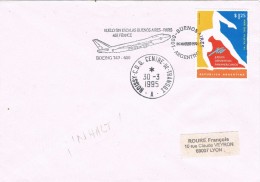 19949. Carta Aerea BUENOS AIRES (Argentina) 1995 A Francia. Velo Sin Escalas - Brieven En Documenten