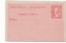 3086    Entero Postal  Argentina 1888 Nuevo Rojo Palido - Enteros Postales