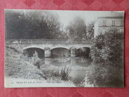 Dep 95 , Cpa BRAY ET LU , 18 , Pont Sur L'Epte  (10.1.155) - Bray-et-Lû