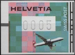 SUISSE Timbre De Distributeur 16  (o) ATM Avion En Vol - Automatic Stamps