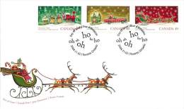 2004   Christmas Issue   Santa Claus Parade  Sc 2069-71 Combination FDC - 2001-2010