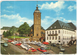 GERMANIA - GERMANY - Deutschland - ALLEMAGNE - 19?? - Missed Stamp - SIEGEN I. W. - Kornmarkt U. Nikolaikirche - Viag... - Siegen