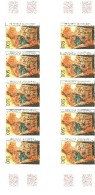 ANDORRE FRANCAISE YVERT 363 CORTINADA BLOC DE 10 TIMBRES - Gebruikt