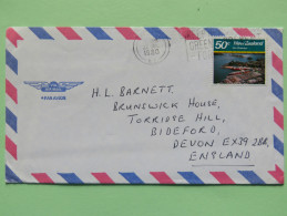 New Zealand 1980 Cover To England - Harbor Port Chalmers - Briefe U. Dokumente