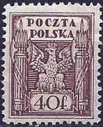 Poland 1922 - National Eagle ( Mi OS4 - YT 245 ) MNG - Neufs