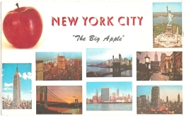 USA - NY - New York City "The  Big Apple" : Multiview / Multivues - The Scheller Co. N° I47585 (circ. 1977) - Mehransichten, Panoramakarten