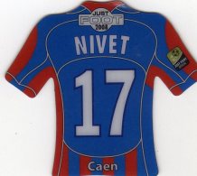 Magnet Magnets Maillot De Football Pitch Caen Nivet 2008 - Sports