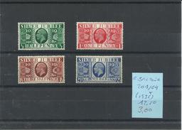 GRAN BRETAÑA YVERT  201/04    MH  * - Unused Stamps