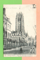 CPA FRANCE  59  ~  DUNKERQUE  ~  35  Rue Des Bassins Et La Tour  ( Ruet 1906 )  Animée - Dunkerque