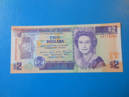 Belize 2 Dollars 1990 P52a UNC - Belize