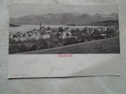 D142686   Switzerland  ZH THALWEIL  - Foto J. Künzler  Cachet  1904  Thalwil -Langnau - Thalwil