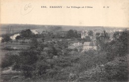 CPA 95 ERAGNY LE VILLAGE ET L OISE - Eragny