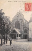 CPA 95 MARLY LA VILLE PORTAIL DE L EGLISE 1906 - Marly La Ville