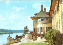 AK DDR Dresden - Pillnitz 1982 Schloss Wasserpalais Elbe - Pillnitz