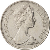 Monnaie, Grande-Bretagne, Elizabeth II, 10 New Pence, 1975, TTB+, Copper-nickel - 10 Pence & 10 New Pence