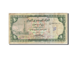 Billet, Yemen Arab Republic, 1 Rial, 1973-1977, Undated (1973), KM:11b, B+ - Jemen