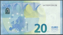 € 20  FRANCE  UA U004 H1  DRAGHI  UNC - 20 Euro