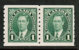 CANADA   Scott # 238** VF MINT NH COIL PAIR - Francobolli In Bobina