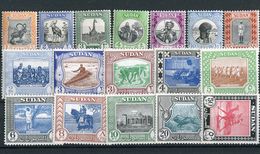 Sudan 1951 Set Of 17 SG123/39 Unmounted Mint - Sudan (...-1951)