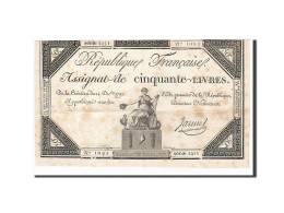 Billet, France, 50 Livres, 1792, 1792-12-14, Jannel, TB+, KM:A72, Lafaurie:164 - Assignate