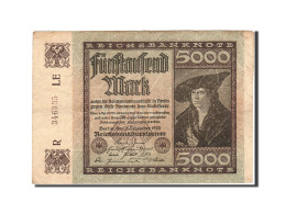 Billet, Allemagne, 5000 Mark, 1922, 1922-12-02, KM:81b, TB+ - 5.000 Mark