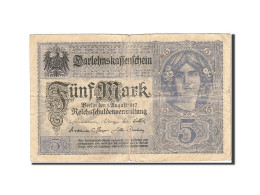 Billet, Allemagne, 5 Mark, 1917-1918, 1917-08-01, KM:56a, B - 5 Mark