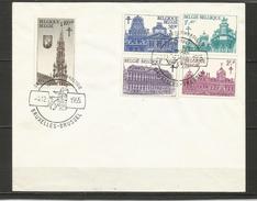 Fdc Antituberculeux Vues De La Grand Place De Bruxelles - 1961-1970