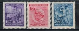 BÖHMEN&MÄHREN 1943 - MiNr: 128 - 130   Komplett  **/MNH - Unused Stamps