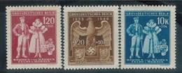 BÖHMEN&MÄHREN 1944 - MiNr: 133 - 135   Komplett  **/MNH - Unused Stamps