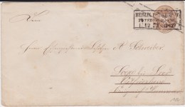 Preußen Ganzsache U 25 A Ra3 Berlin Potsdamer Bahnhof N Loga B Leer 1863 - Postal  Stationery