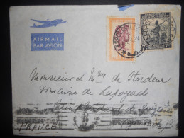 Congo Belge , Lettre De Leopolville De 1949 Pour St Medard - Storia Postale