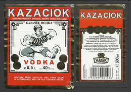 Romania,  Vodka Kazaciok, 2000. - Alcohols & Spirits