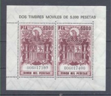 Hojita Timbres Moviles MNH - Dienst