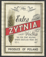 Poland, Vodka  Zytnia, '80s. - Alcoholes Y Licores