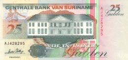 SURINAME 25 GULDEN 1996 P-138c UNC [SR524c] - Surinam