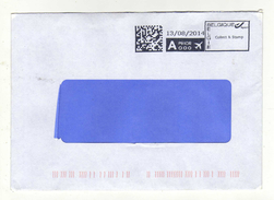 Enveloppe Oblitération E.M.A. BELGIQUE A PRIOR OOO 13/0/2014 - Sonstige & Ohne Zuordnung