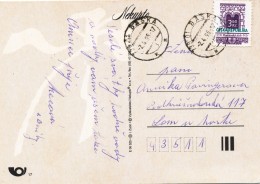 L0505 - Czech Rep. (1996) 739 01 Baska (postcard) Tariff: 3,60 Kc (stamp: Shifted Inscription "CESKA REPUBLIKA") - Plaatfouten En Curiosa