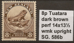 NZ 1935 8d Tuatara Wmk Upright SG 586b HM #WY342 - Ungebraucht