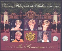 1998. Princess Diana, S/s, Mint/** - Famous Ladies