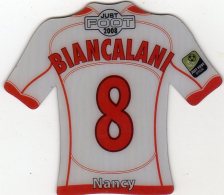 Magnet Magnets Maillot De Football Pitch Nancy Biancalani 2008 - Deportes