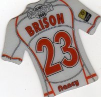 Magnet Magnets Maillot De Football Pitch Nancy Brison 2009 - Sports