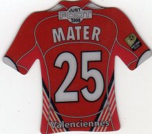 Magnet Magnets Maillot De Football Pitch Valenciennes Mater 2008 - Sport