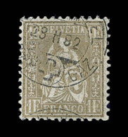 N°52 (N°57) - 1F Or - Belle Oblit. - TB/SUP - Used Stamps