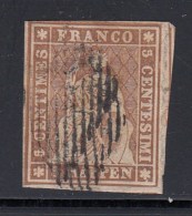 N°22c (N°26a) - Fil De Soie Jaune - B/TB - 1843-1852 Poste Federali E Cantonali
