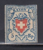N°17 II (N°20) - B/TB - 1843-1852 Poste Federali E Cantonali
