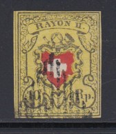 N°16 II (N°15) - Rayon II - 1 Filet De Séparation - Signé Hermann - TB/SUP - 1843-1852 Poste Federali E Cantonali