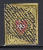 N°16 II (N°15) - Rayon II - Belles Marges Avec 3 Filets De Séparation - Signé Hermann - TB - 1843-1852 Timbres Cantonaux Et  Fédéraux